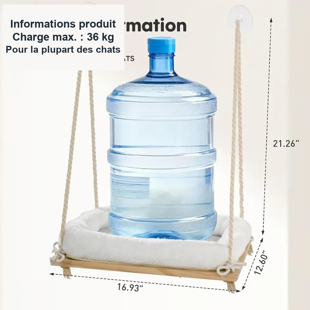 Informations produit du hamac de fenêtre pour chat