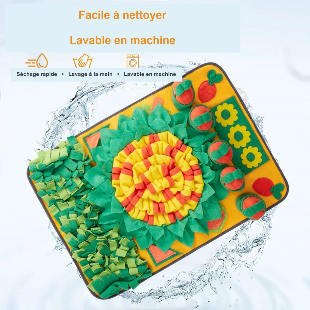 Tapis de fouille pour chien facile à nettoyer et lavable en machine