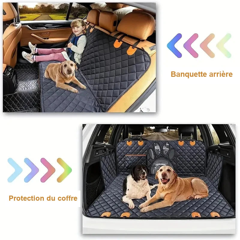 Hamac de voiture pour chien – Fenêtre en filet