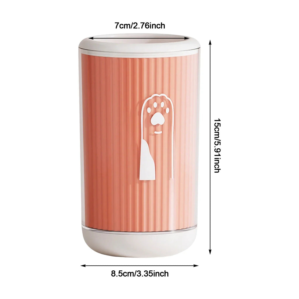 Gobelet nettoyant compact pour pattes