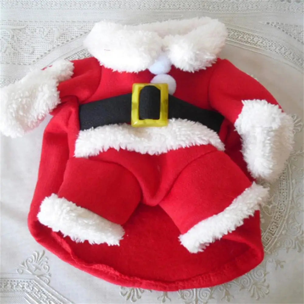 Costume de Père Noël pour petit chien et chat