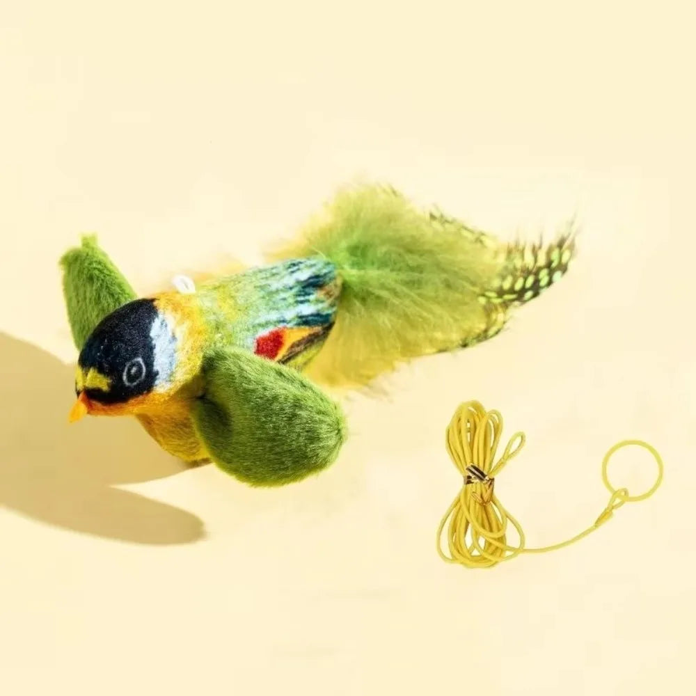 Jouet oiseau sonore pour chat