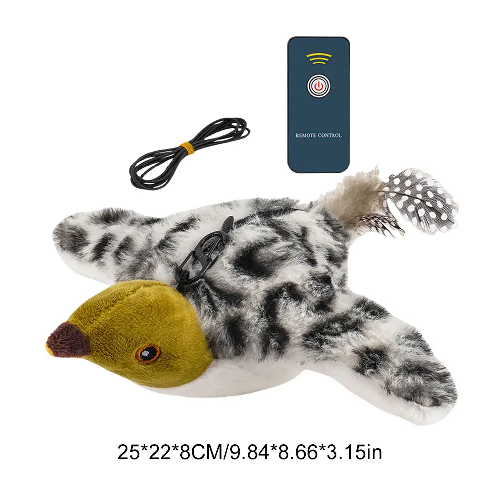 Oiseau rechargeable pour chat – Ailes animées