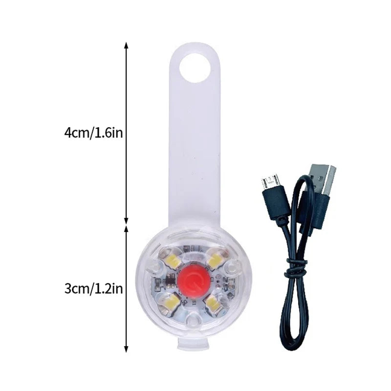 Lumière LED rechargeable pour collier
