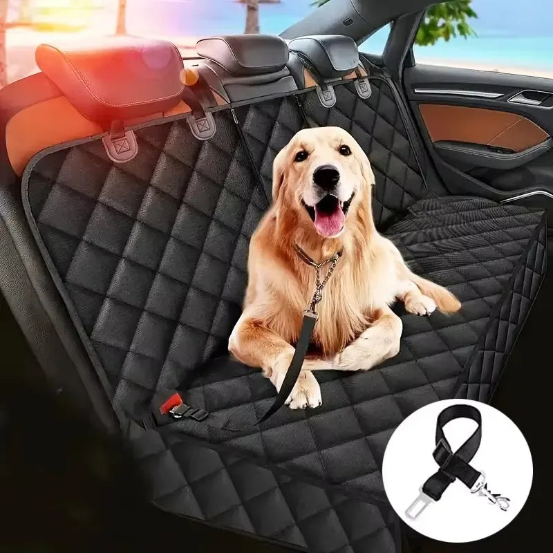 Housse de voiture pour chien – Accès accoudoir