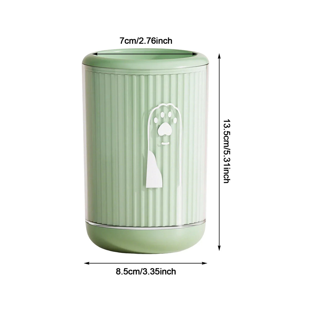 Gobelet nettoyant compact pour pattes