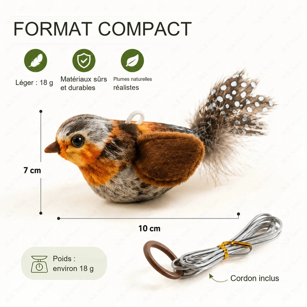 Jouet oiseau électronique pour chat – Chasse