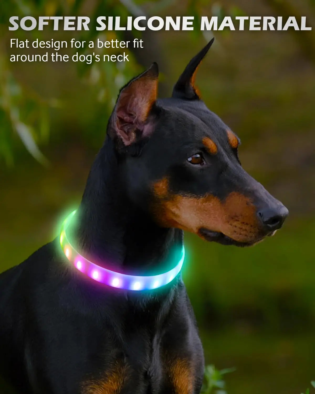 Collier lumineux souple – 9 modes