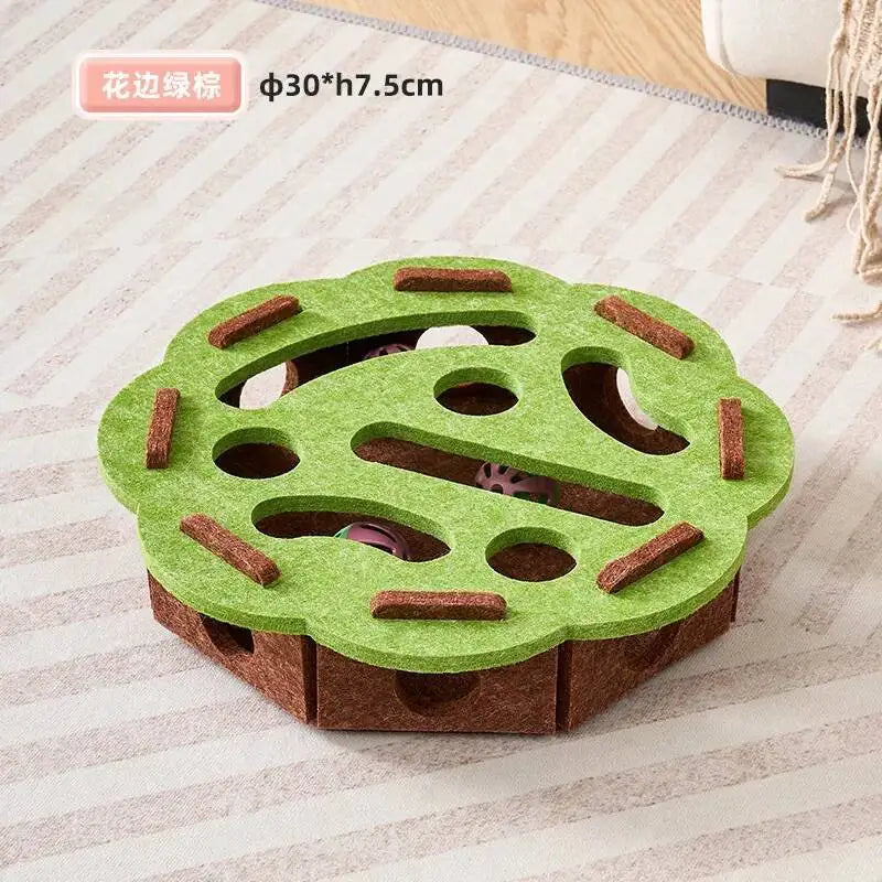 Puzzle en feutre pour chat – Modèles et balles