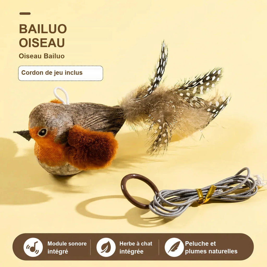 Jouet oiseau pour chat – Lots au choix