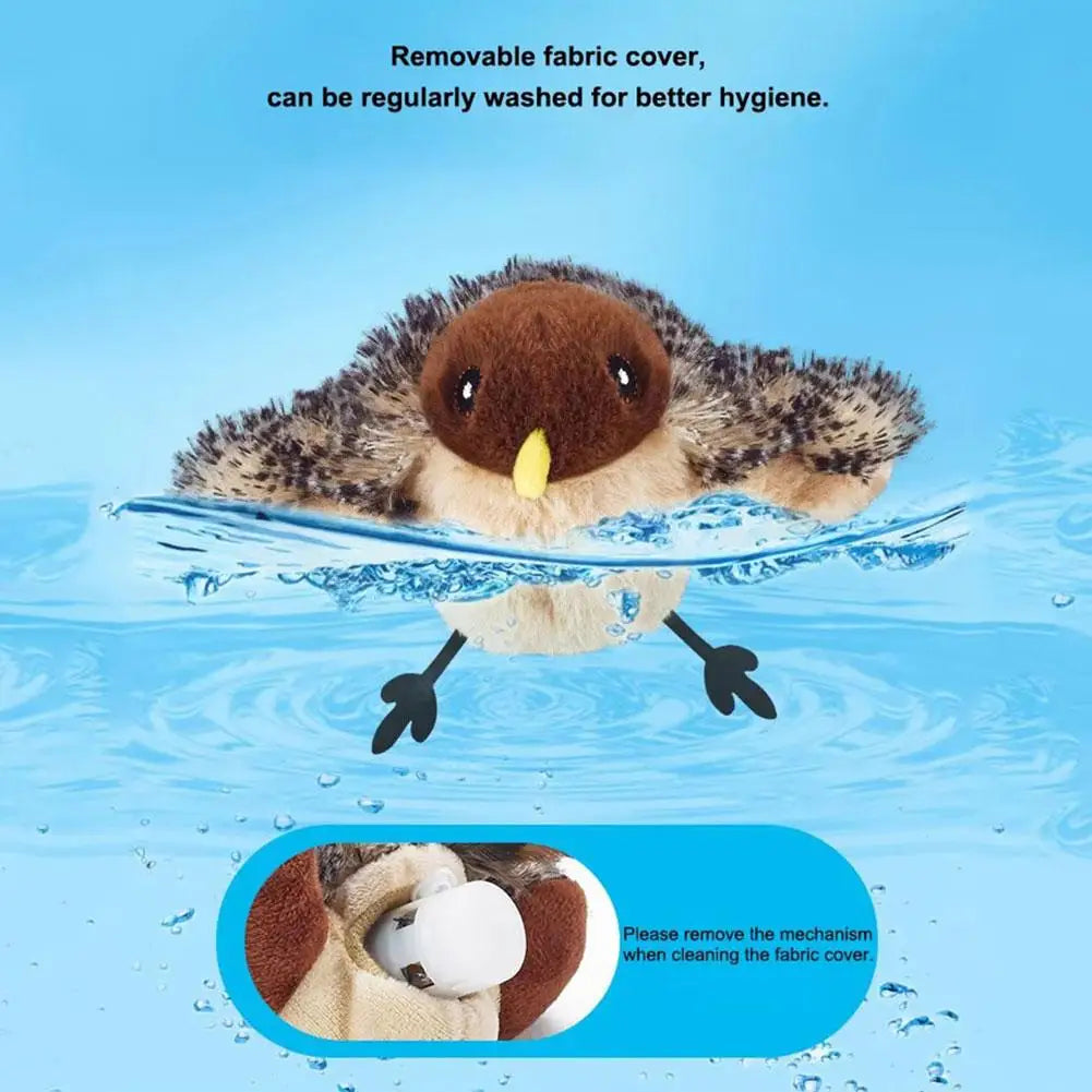 Oiseau télécommandé rechargeable pour chat