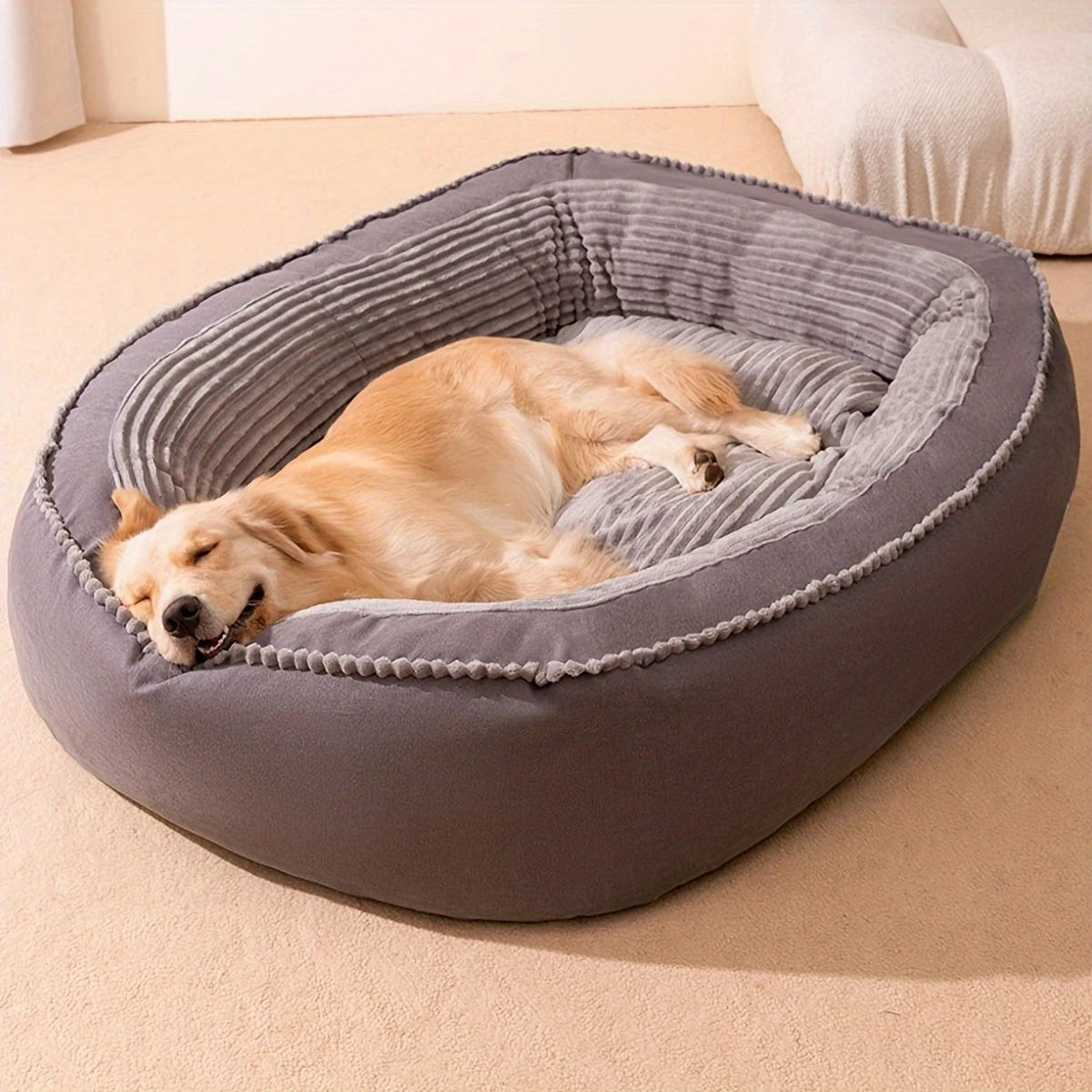 Panier moelleux pour chien – Rebords rembourrés