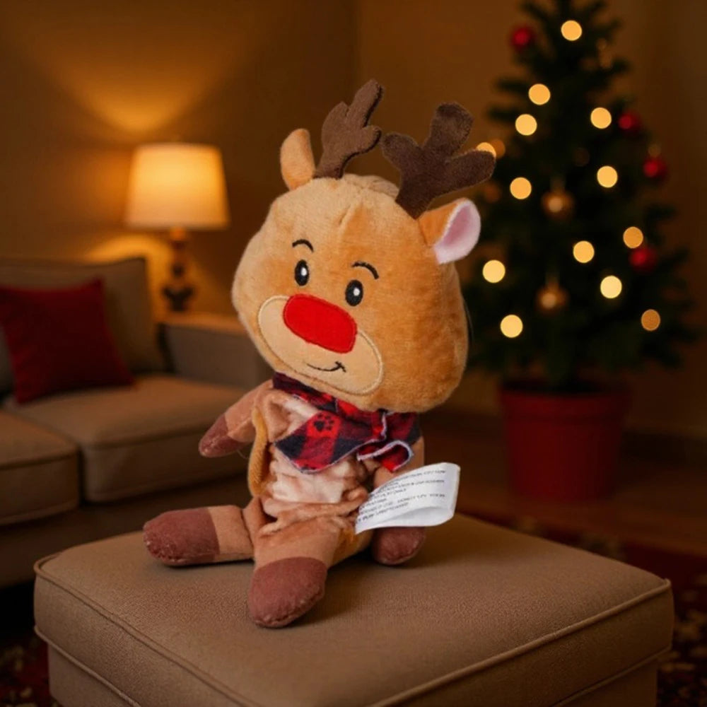 Peluche sonore de Noël pour chien