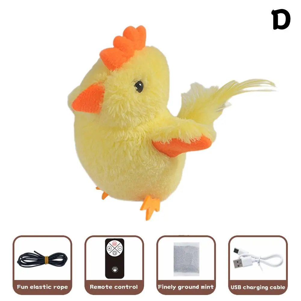 Oiseau télécommandé rechargeable pour chat