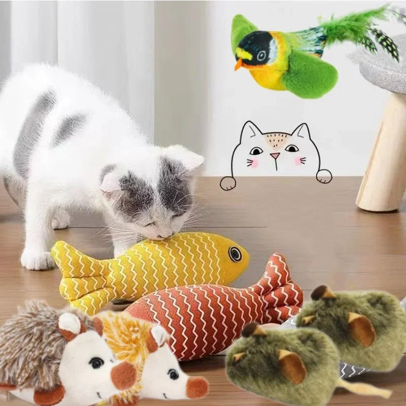 Jouets en peluche pour chat – Modèles au choix