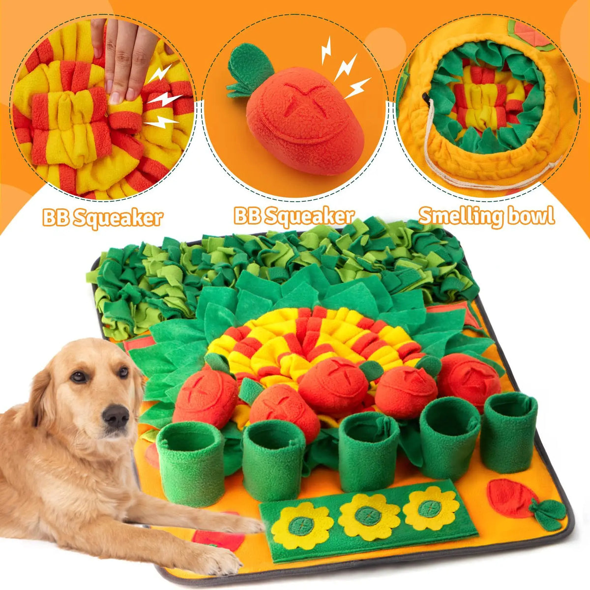 Tapis de fouille pour chien – 70 × 50 cm