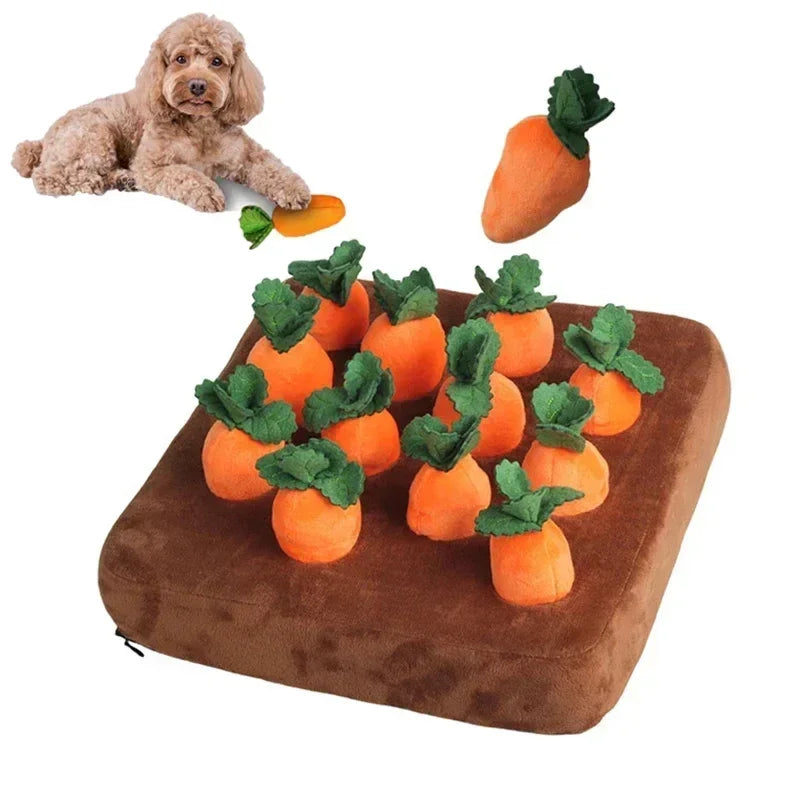Tapis de fouille pour chien – Carottes