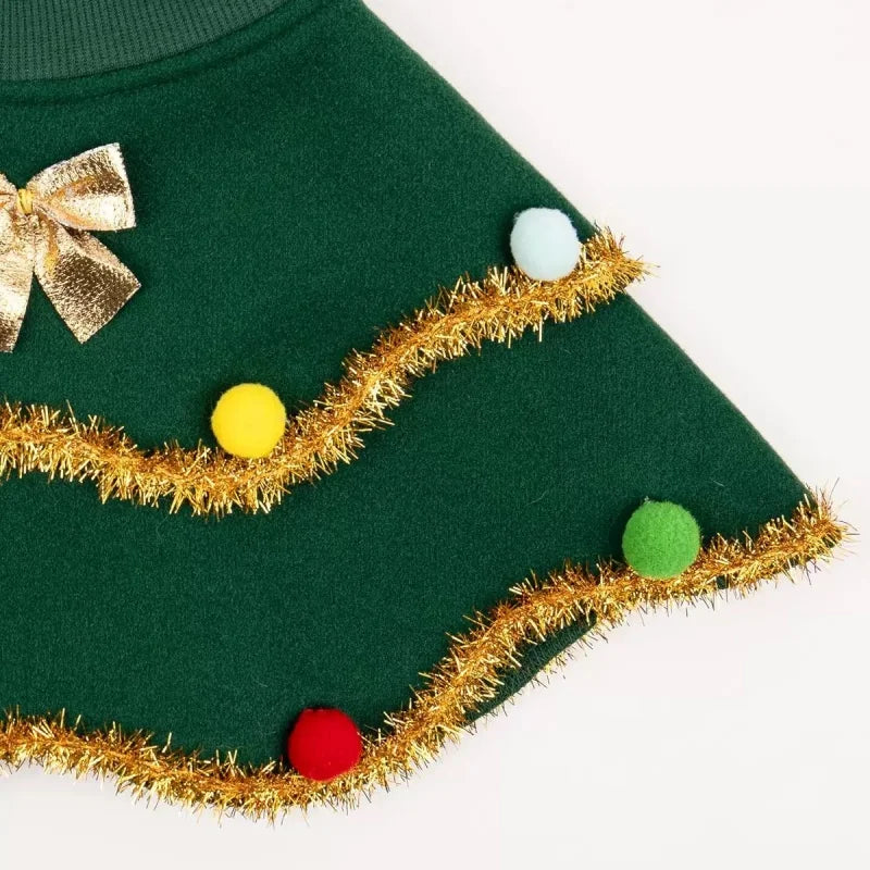Cape et bonnet de Noël pour chien et chat