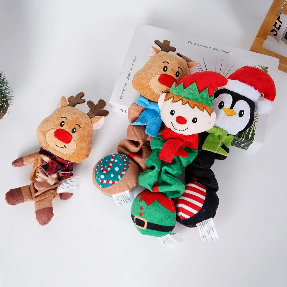 Peluche sonore de Noël pour chien