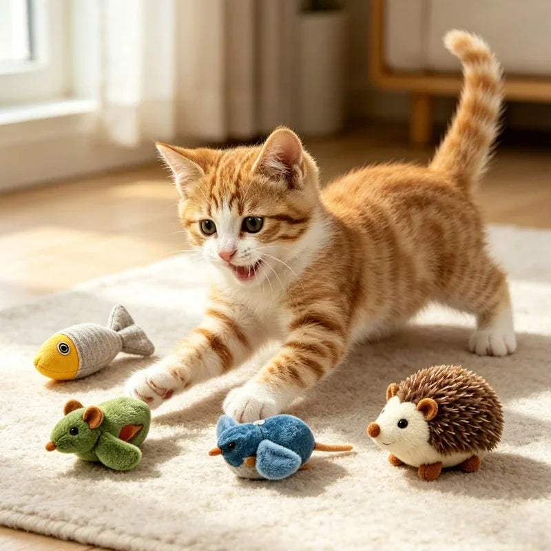 Jouets en peluche pour chat – Modèles au choix