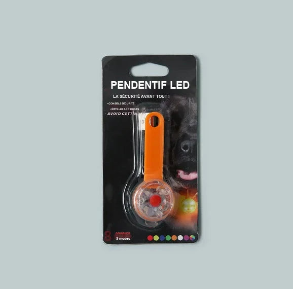 Pendentif LED rechargeable – Chien et chat
