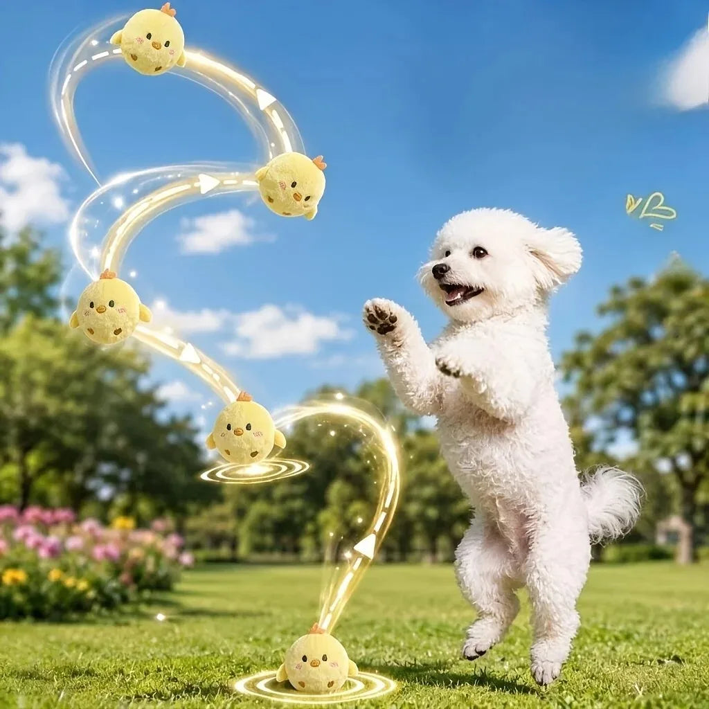 Balle sonore pour chien et chat