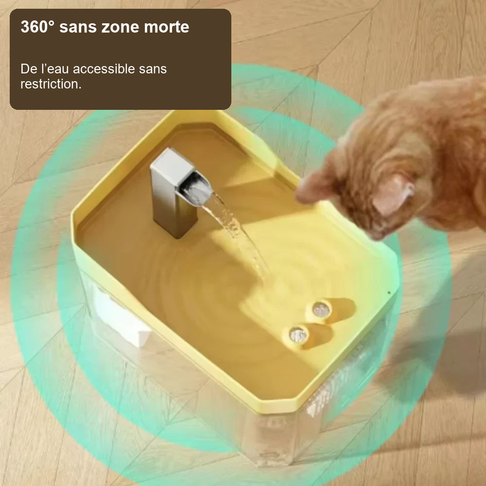 Fontaine à eau pour chat 1,5 L – visuel traduit en français 4