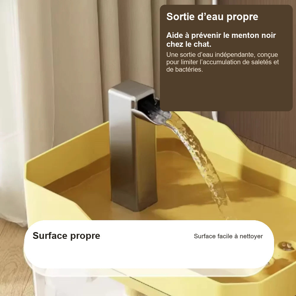 Fontaine à eau pour chat 1,5 L – visuel traduit en français 5