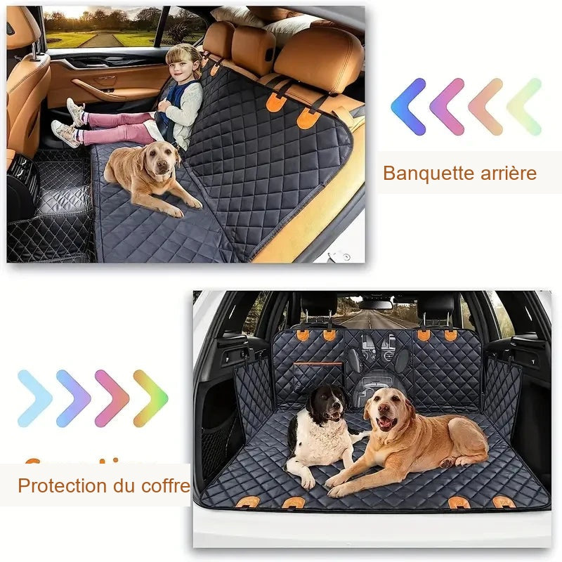 Housse pour banquette arrière et protection du coffre