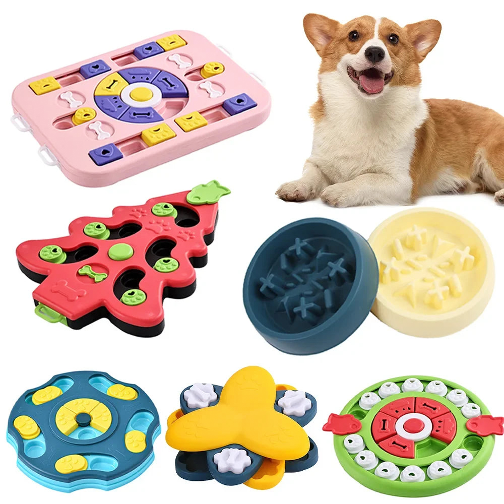 Gamelle anti-glouton interactive pour chien et chat