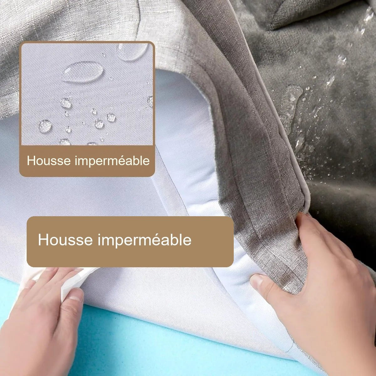 Matelas pour chien avec housse imperméable