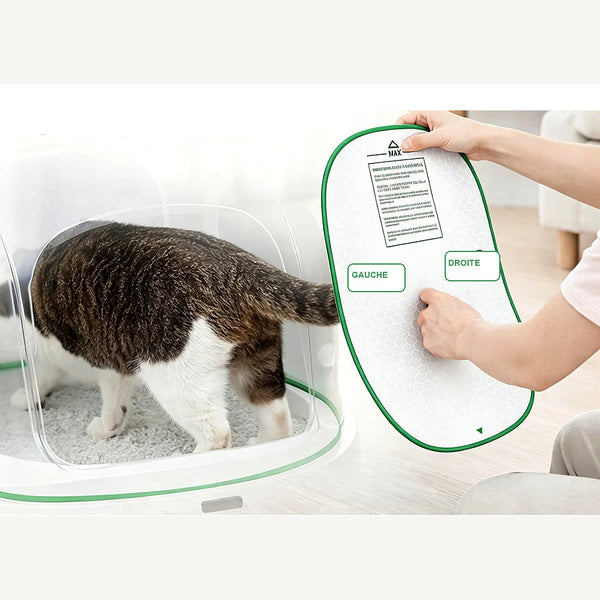 Tapis de litière pour chat – Double récupération