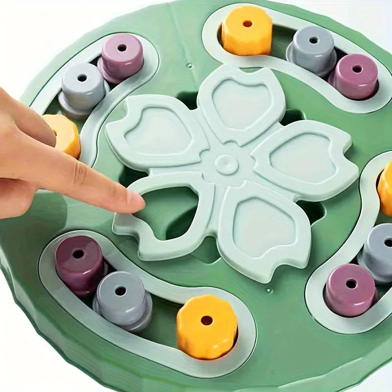 Gamelle puzzle avec distributeur de friandises pour chien et chat