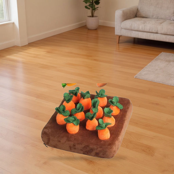 Tapis de fouille pour chien – Carottes