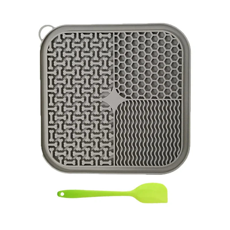 Tapis de léchage pour chien et chat avec ventouses
