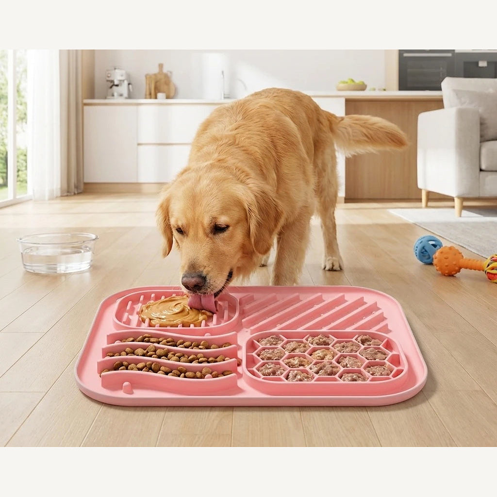 Tapis de léchage antidérapant pour chien et chat – Repas ludiques