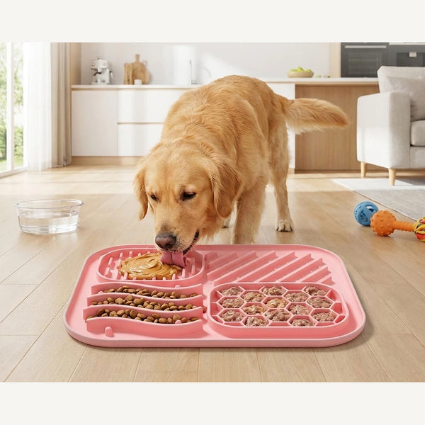 Tapis de léchage antidérapant – Chien et chat