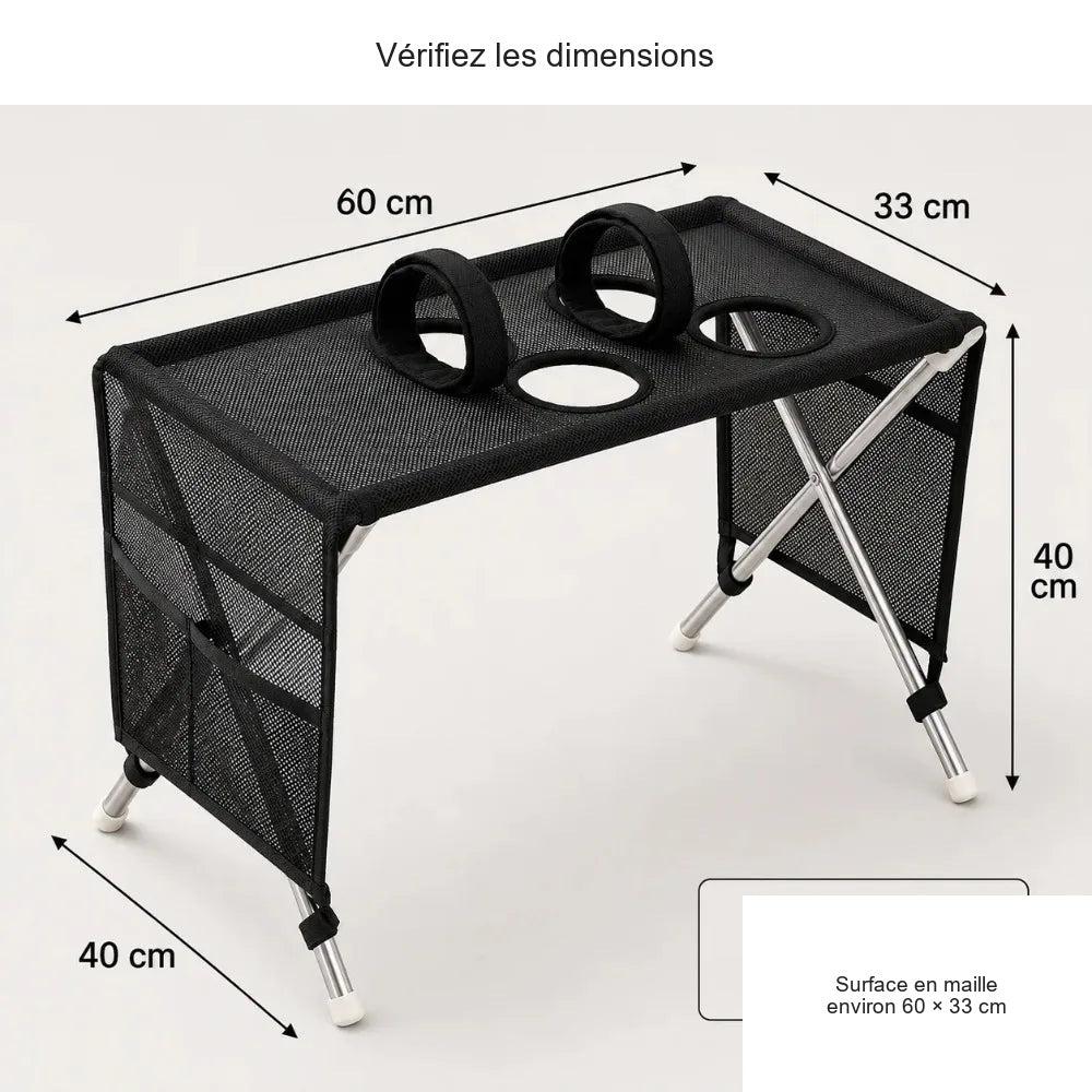 Table de toilettage portable pour chien — visuel en français