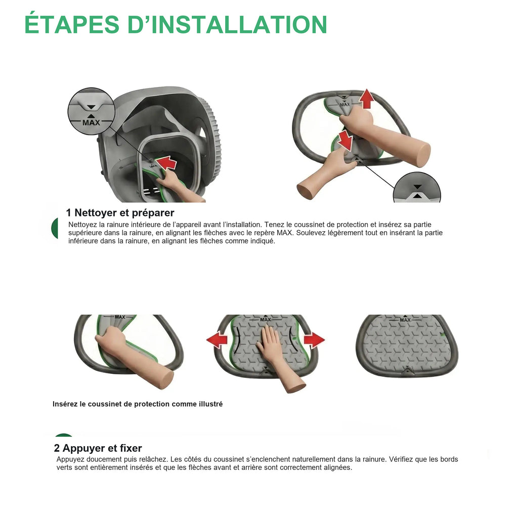 Visuel en français du tapis de litière pour chat – vue 3